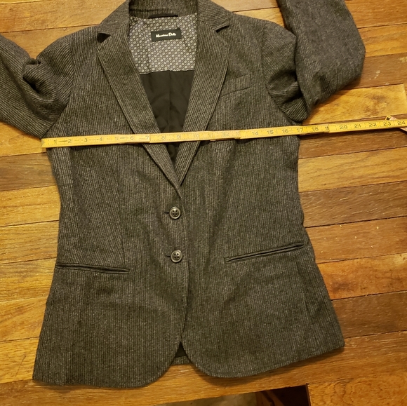 Massimo Dutti Charcoal Gray Wool Blazer - Picture 9 of 13